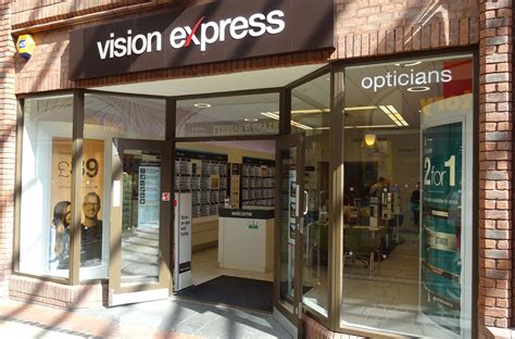 Vision express vision express - At Vision Express we provide thorough eye tests, simply explained with expert care you can trust. We stock a wide range of designer and exclusive glasses, sunglasses and contact lenses. All our eyewear comes with 100 day returns guarantee and lifetime servicing for complete peace of mind. Find us on 32 Montague Street or book an appointment online. 